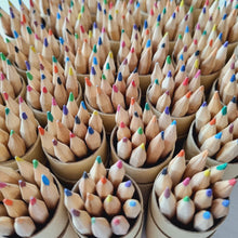 Load image into Gallery viewer, 12 x Personalised (Short) Colouring Pencils with Sharpener
