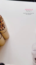 Load and play video in Gallery viewer, 12 x Personalised (Short) Colouring Pencils with Sharpener
