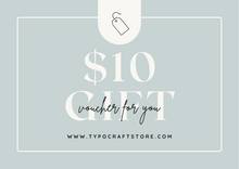 Load image into Gallery viewer, TypoCraft Store Gift Card
