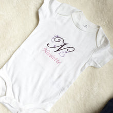 Load image into Gallery viewer, Personalised Monogram Baby Onesies
