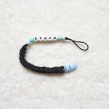 Load image into Gallery viewer, Personalised Braided Pacifier Clip
