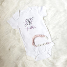 Load image into Gallery viewer, Personalised Monogram Baby Onesies
