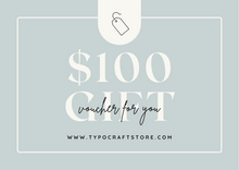 Load image into Gallery viewer, TypoCraft Store Gift Card
