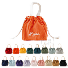 Load image into Gallery viewer, Personalised Dumpling Bag (Solid Colours)

