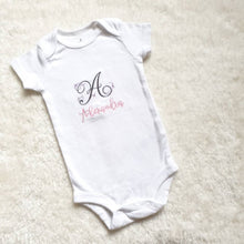 Load image into Gallery viewer, Personalised Monogram Baby Onesies
