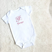 Load image into Gallery viewer, Personalised Monogram Baby Onesies
