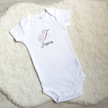 Load image into Gallery viewer, Personalised Monogram Baby Onesies
